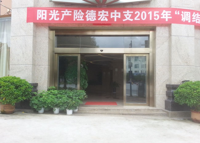 德宏阳光产险办公楼自动门